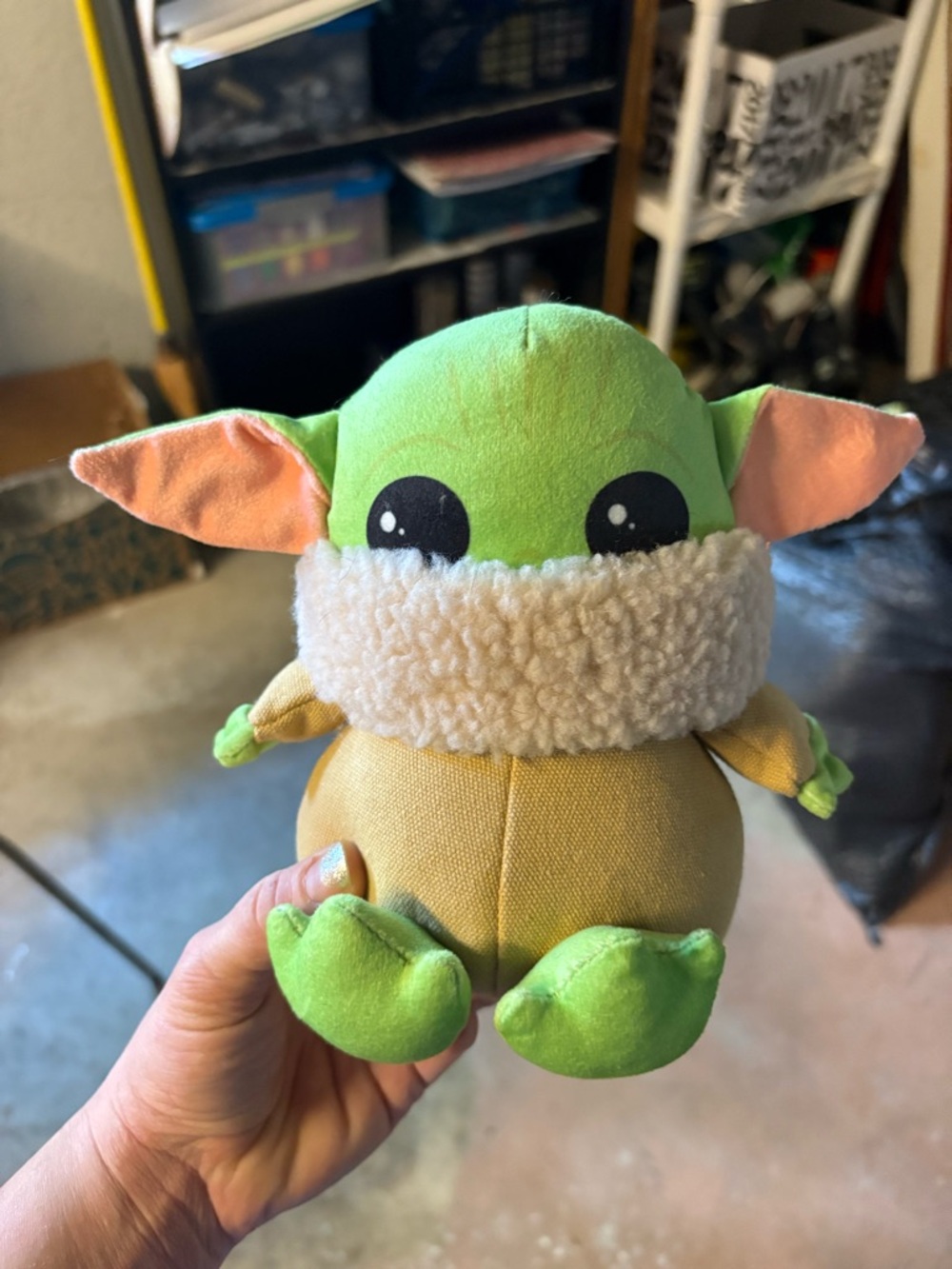 NEW GROGU THE CHILD BABY YODA DOG TOY SITTING PLUSH MANDALORIAN STAR WARS no tag
